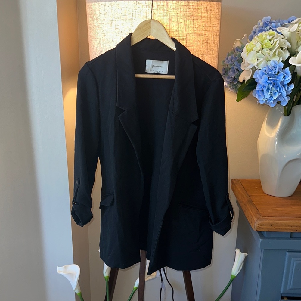 Stradivarius Black Women's Blazer